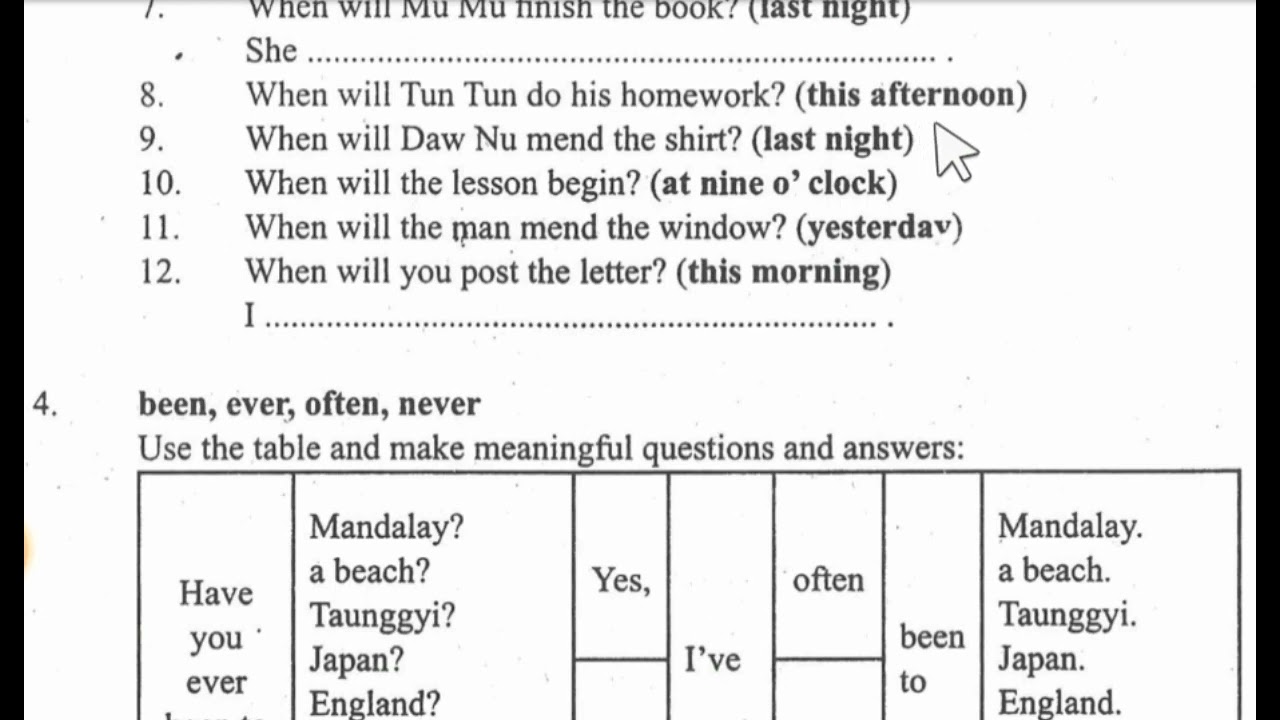 Myanmar English textbook reader 5 grade 6 class 5 lesson 6 Part 25 #englishwithmrsayadkarim