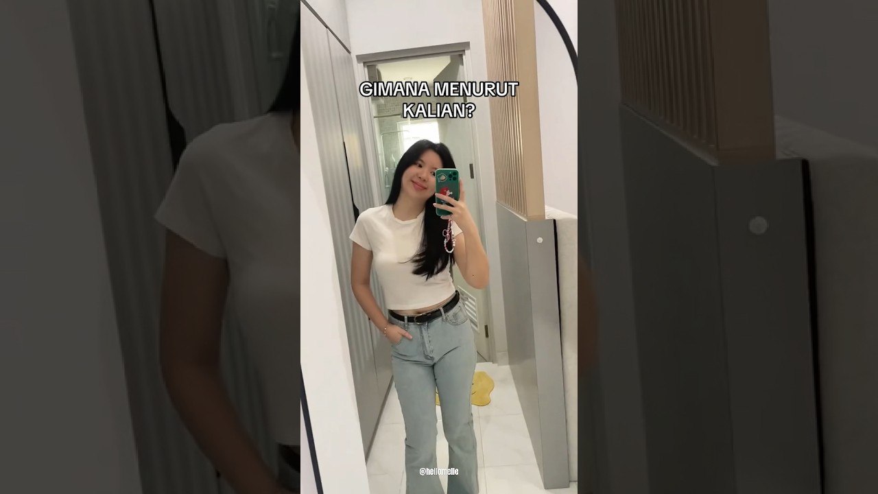YEAY CELANA JEANS BALU👖✨🫶🏻 #ootd #outfit #unboxing #fashion #racunshopee  #jeans #shorts