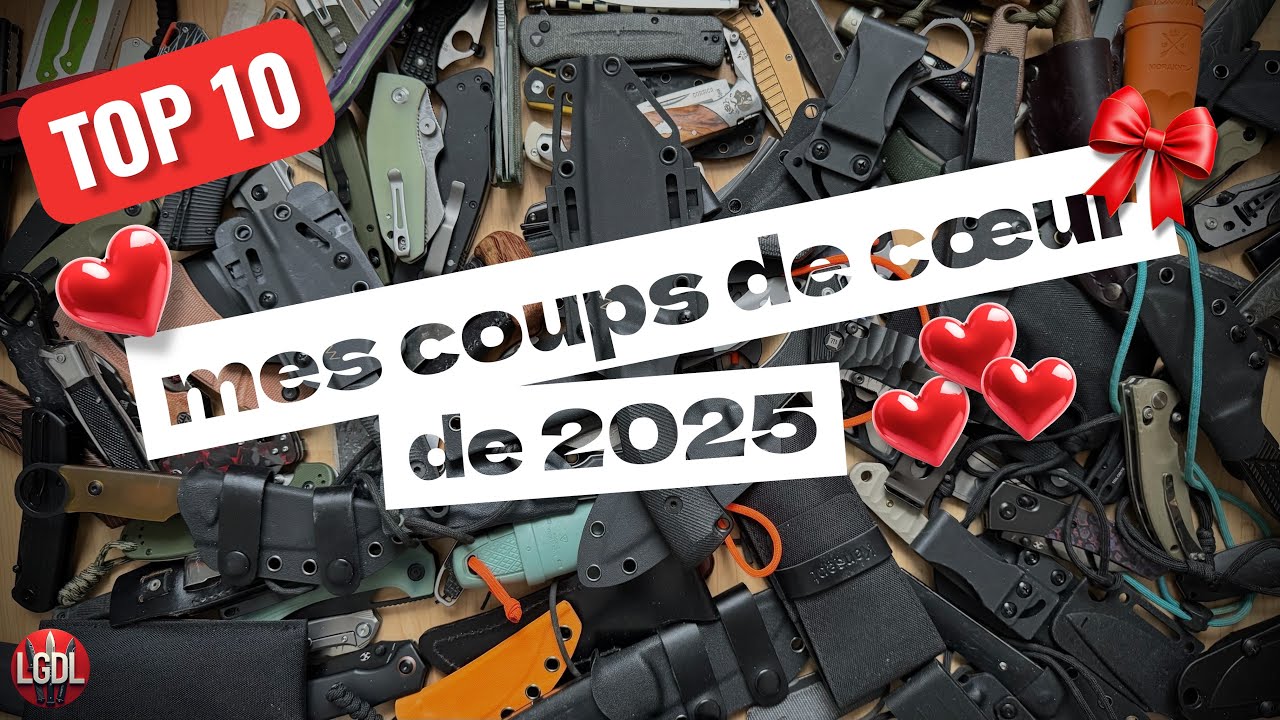 TOP 10 : mes coups de coeur de 2025 - 5 pliants - 5 fixes et un OVNI !!!