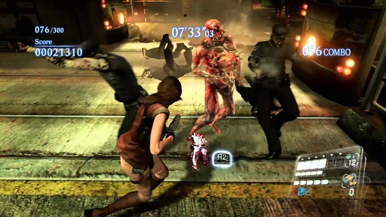 RESIDENT EVIL 6 PS4 mercenaries no mercy as HELENA - urban chaos