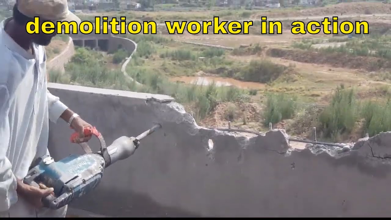 demolition worker in action | fastest workers | insane skills