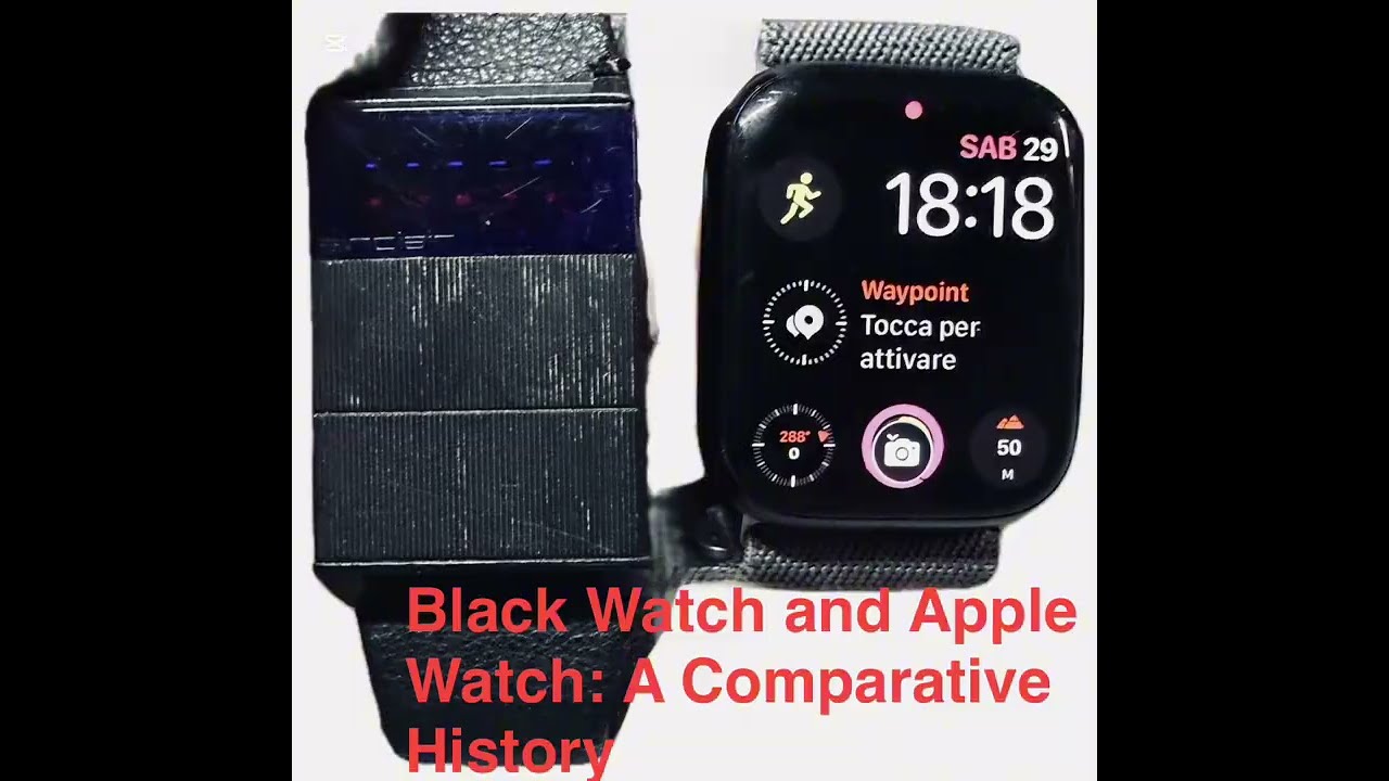 #Sinclair Black Watch and #Apple Watch 