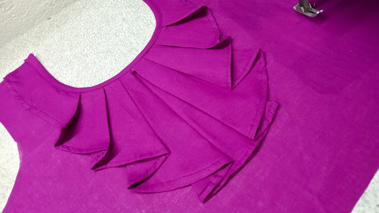 Beautiful Frill Neck Sewing Hack/ Sewing Hack and Tips/ Frill Neck Design/ Easy Ways to Sewing Neck