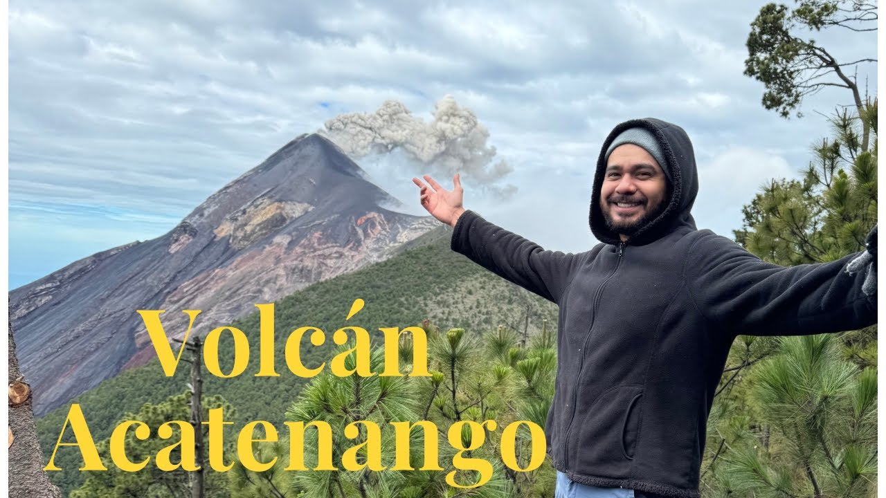 GUATEMALA | Subí el VOLCÁN Acatenango y pude ver la ERUPCIÓN del volcán de fuego