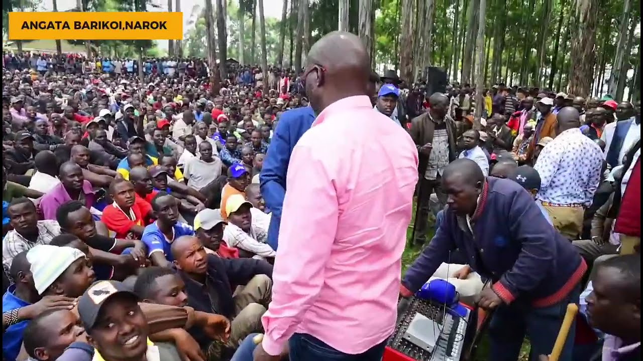 NGONG, ARON CHERUIYOT,NELSON SONKO & MAANDAZI AT ANGATA BARIKOI AFTER 7 MEN WERE SHOT DEAD BY POLICE