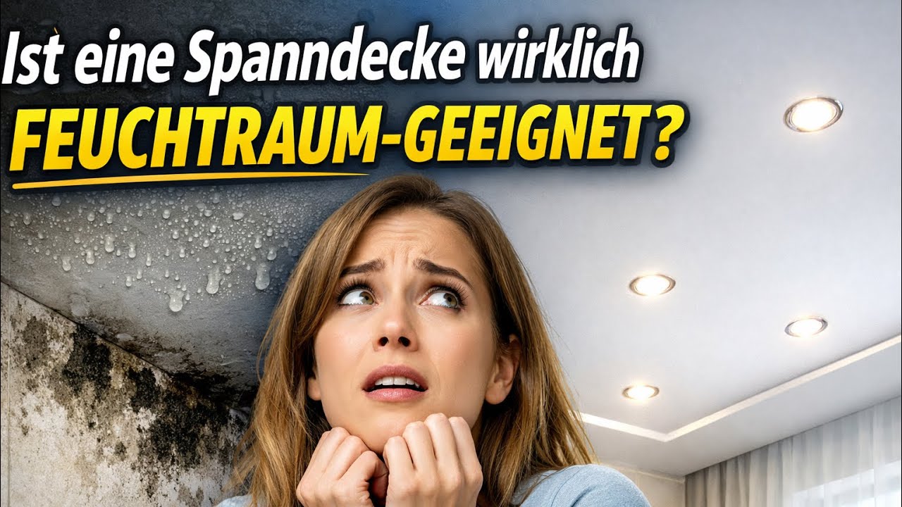 Ist eine Spanndecke wirklich feuchtraumgeeignet? 🛁 Schimmel, Kondenswasser & Wahrheit im Check