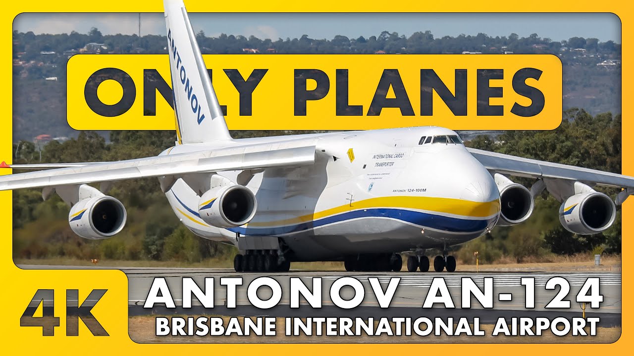 🔴 ANTONOV 124 Departure @ BNE / YBBN / BRISBANE Airport w/ James & Matty + ATC ✈️