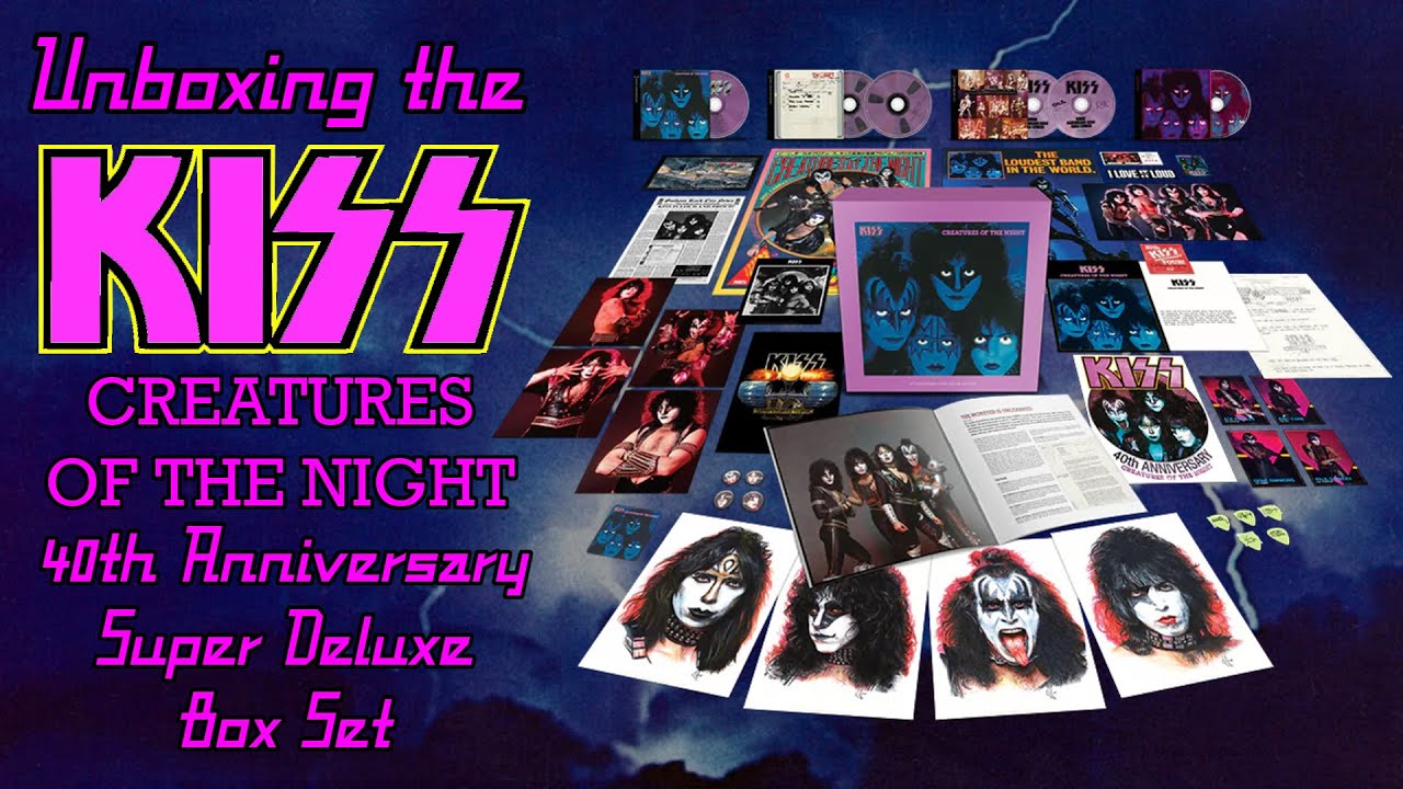Unboxing the KISS - Creatures of the Night 40th Anniversary Super Deluxe Box Set