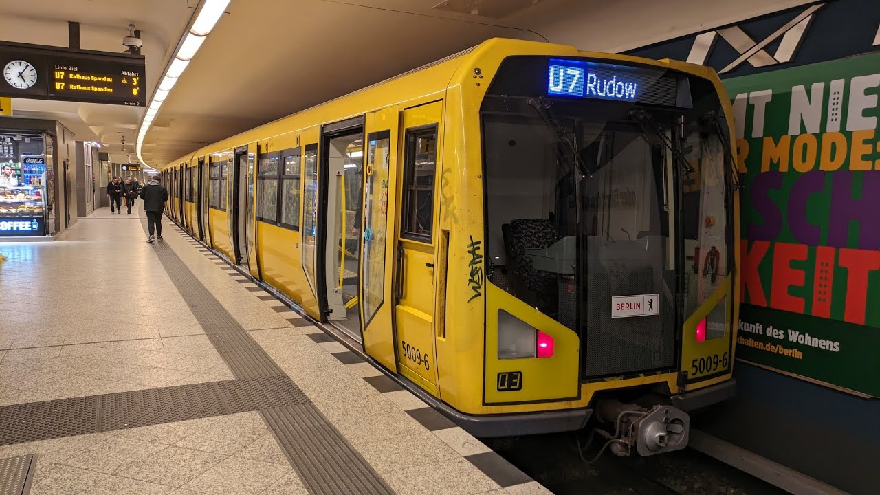 U-Bahn Berlin|Mitfahrt im H97 auf der U7 von Siemensdamm bis Rudow