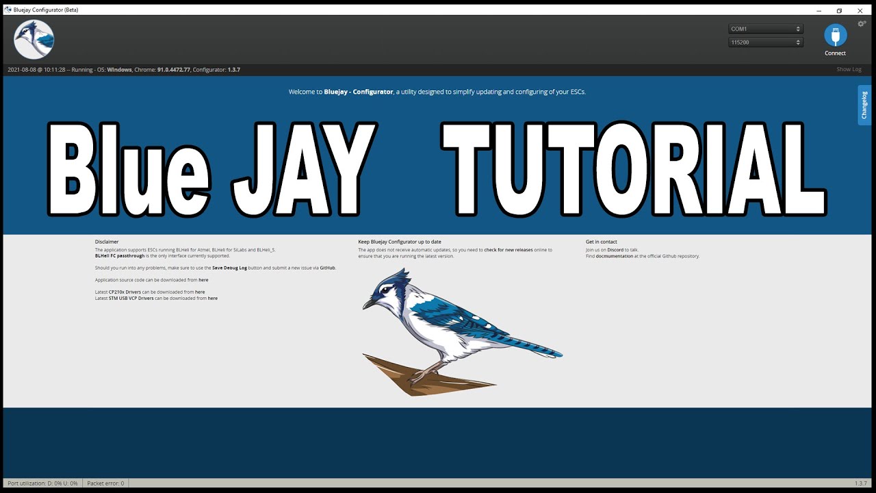BLUE JAY TUTORIAL - Betaflight RPM Filter & Bidirectional DShot - BLHELI_S ESC