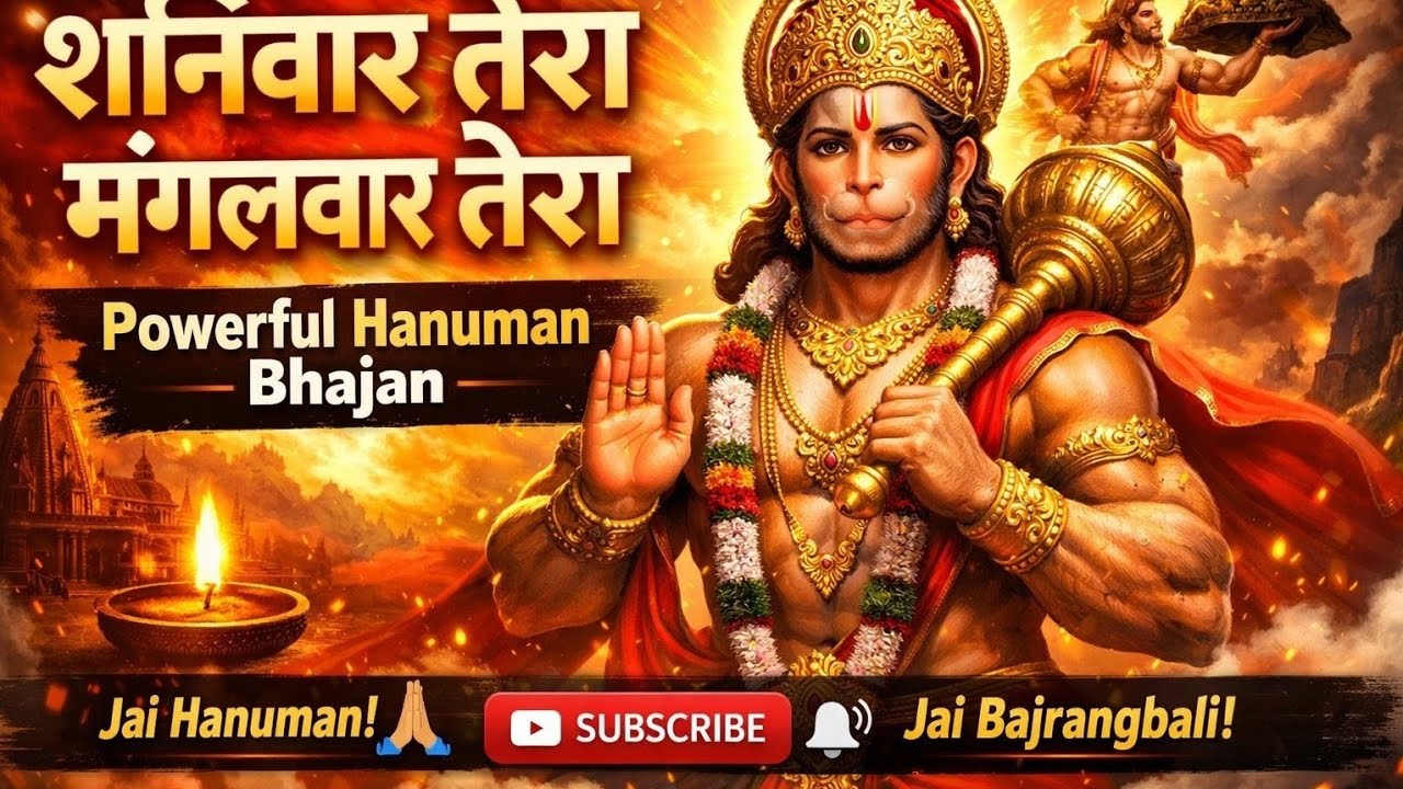 शनिवार तेरा, मंगलवार तेरा 🚩 // Powerful Hanuman Bhajan // Jai Bajrangbali 🙏🏻 Sound Is Divine 