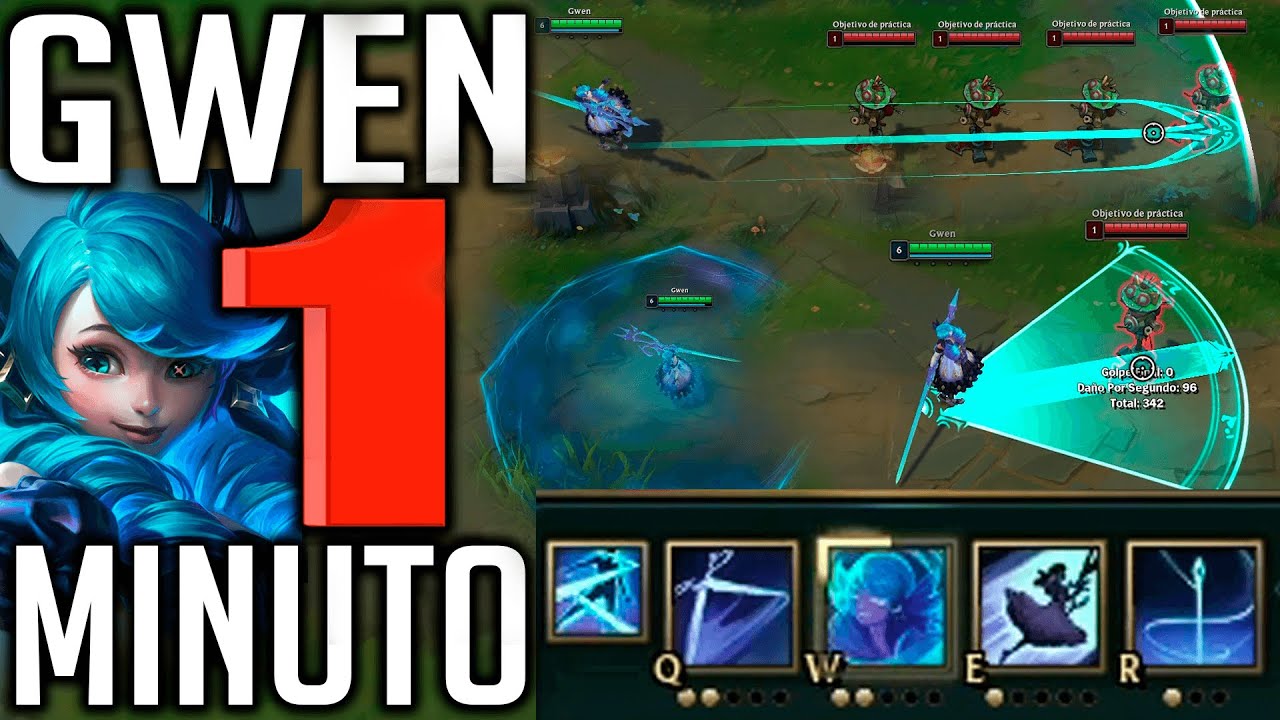 Te Explico GWEN en 1 MINUTO... | League of Legends | HABILIDADES | GUIA GWEN
