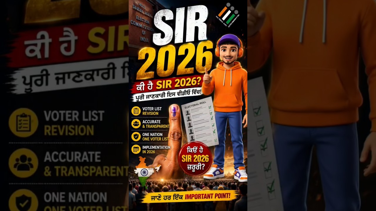 What is SIR 🚨 SIR 2026 Full Training Punjabi | House To House Enumeration | (Part -1 & Part -2 )