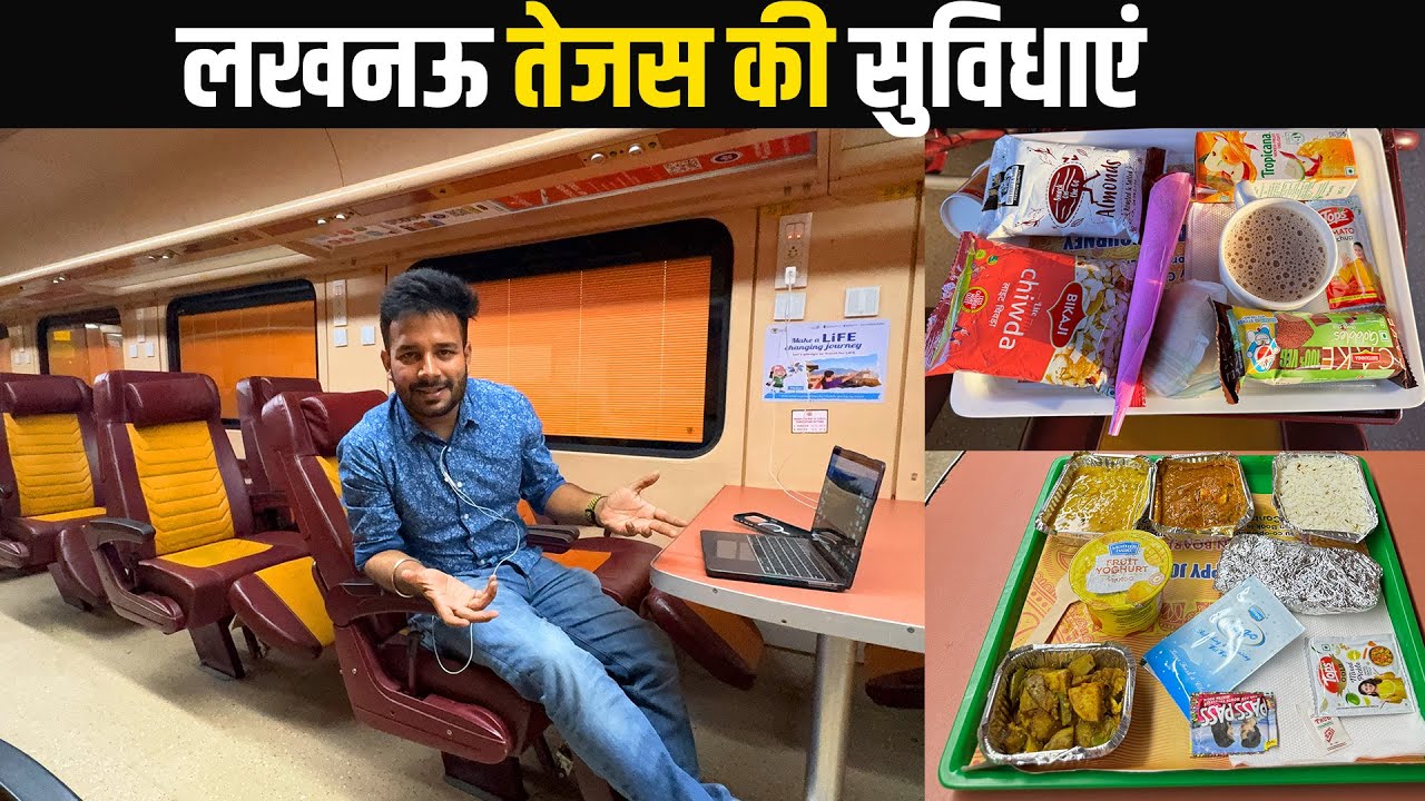 New Delhi Lucknow Tejas Express Journey experience in DIWALI time