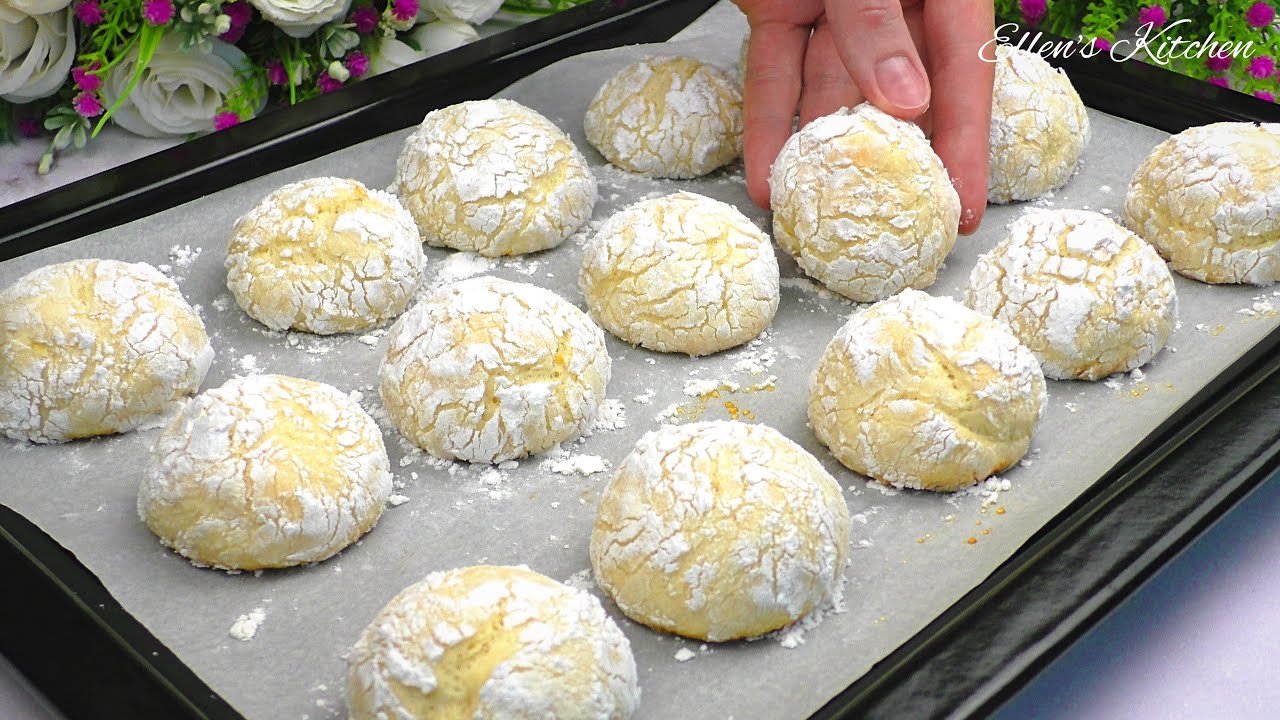 Лимонное печенье за 5 минут! Просто, вкусно, доступно!