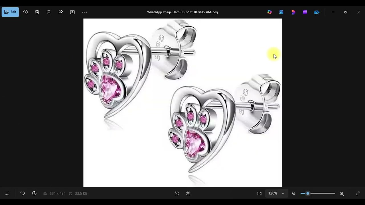 #earrings  5 B