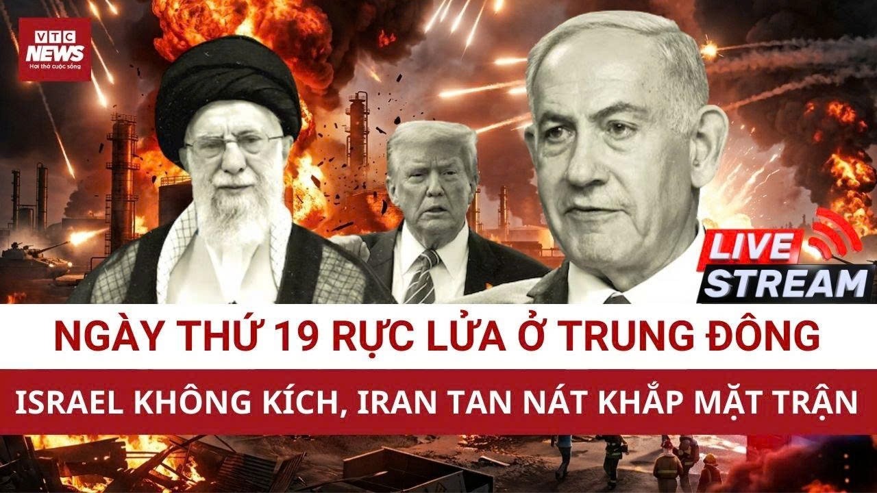 ĐIỂM NÓNG: Bầu trời Iran rực lửa, Israel đánh thẳng vào “trái tim năng lượng”, Nam Pars cháy dữ dội