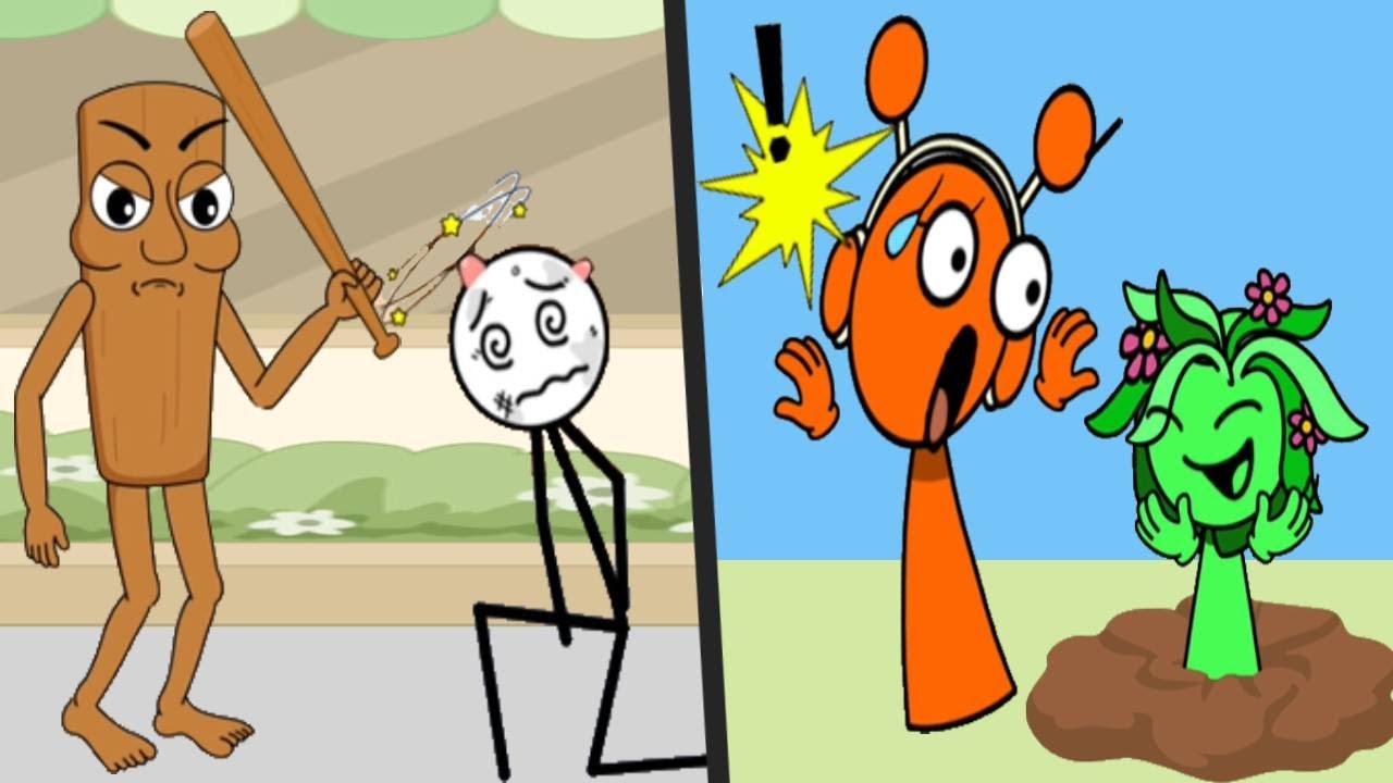 GRAB EM NOW vs BIG HEAD - All Levels New (STICKMAN vs SPRUNKY) Satisfying Mobile gameplay ios
