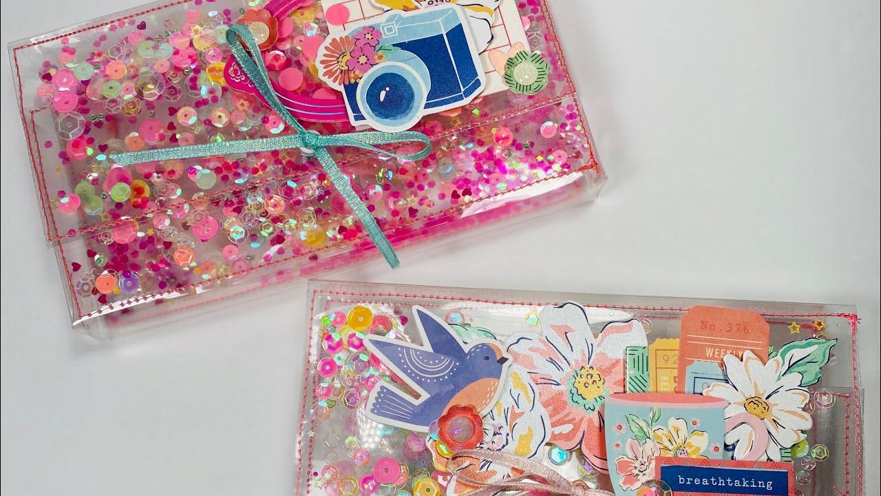 💗process video making acetate box envelopes 💗