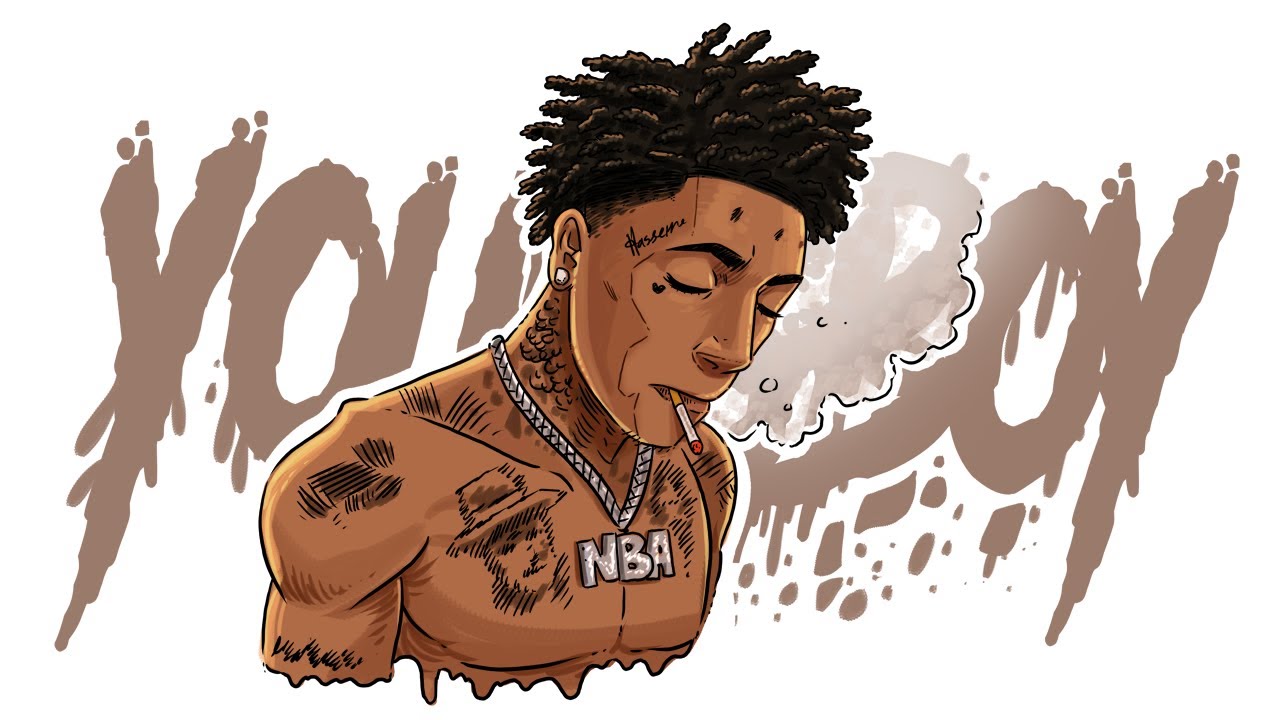 How I draw NBA YoungBoy