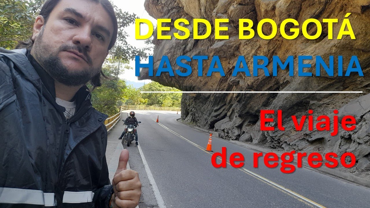 RUTA #14:- 🌧️🏔️ De  Bogotá a Armenia - AKT TTR 200