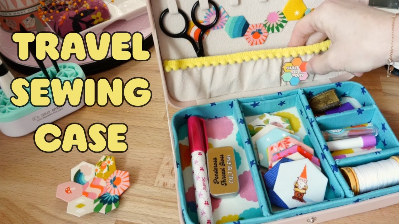 Travel Sewing Case for English Paper Piecing | Relaxing Sewing Tutorial