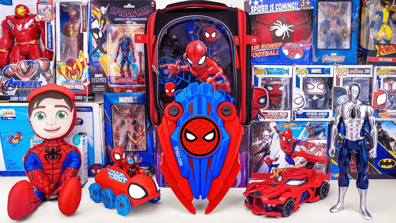Marvel Spiderman Toys Unboxing Review | Spider Man Mask | Spider Man Bow & Arrow | Dino Webs Crawler