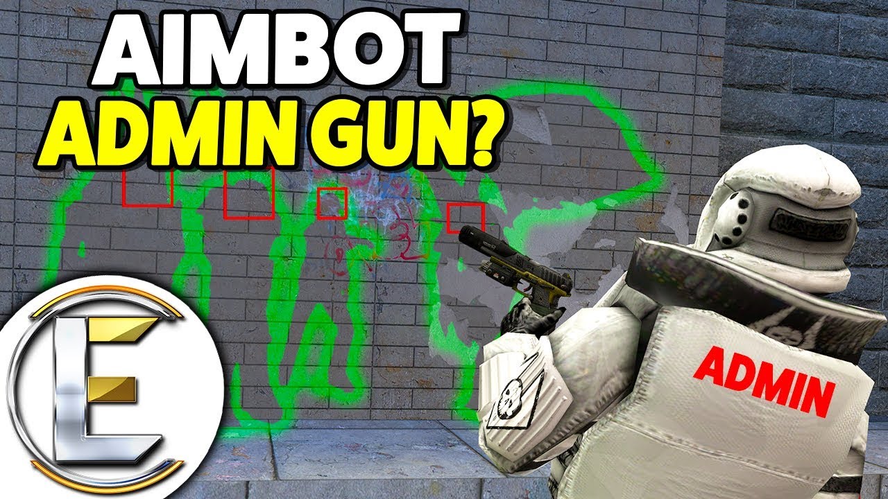 AIMBOT ADMIN OP GUN! - Gmod DarkRP Admin Abuse (OP Handgun That Aims At Heads Like An AIMBOT)