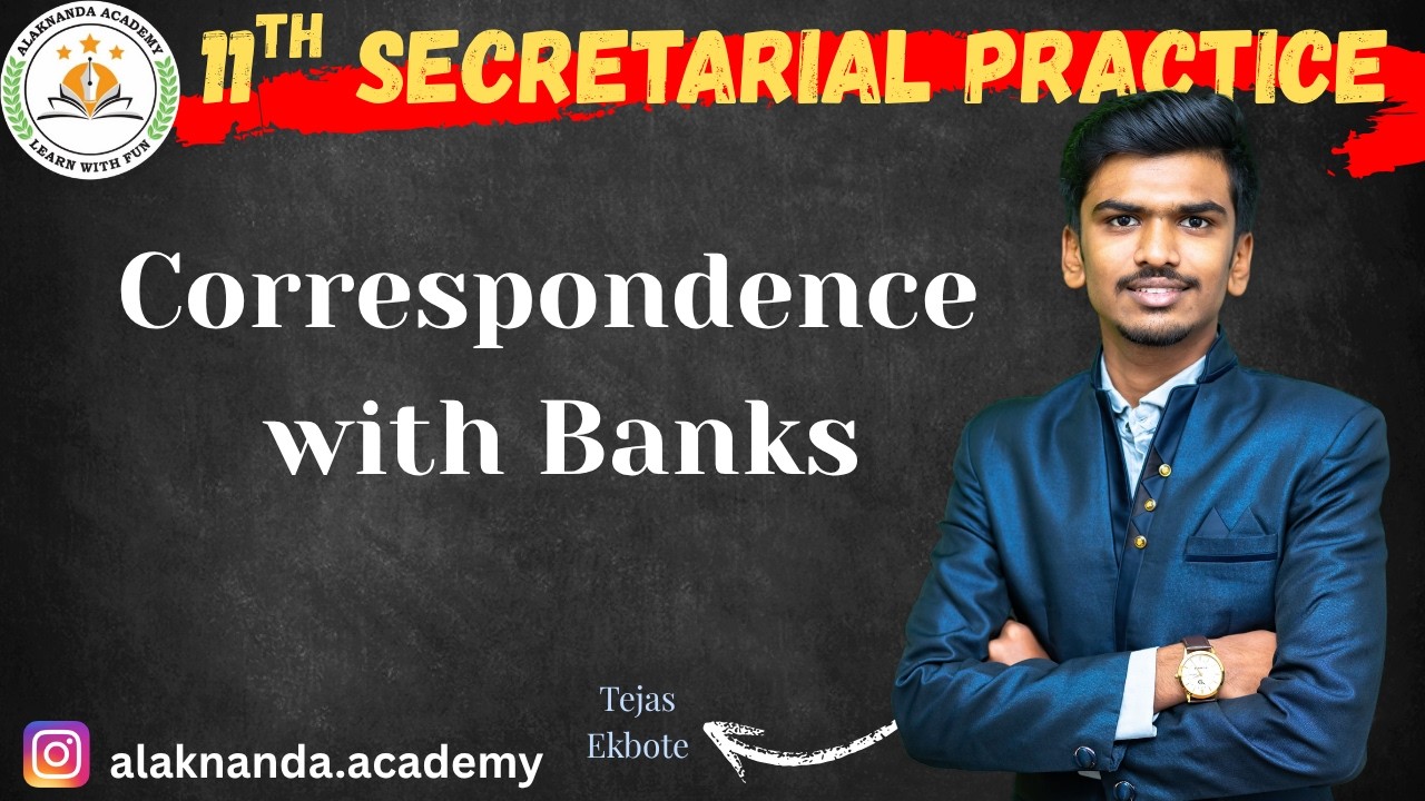 SP | CP 11 | Correspondence with Banks | lecture 1