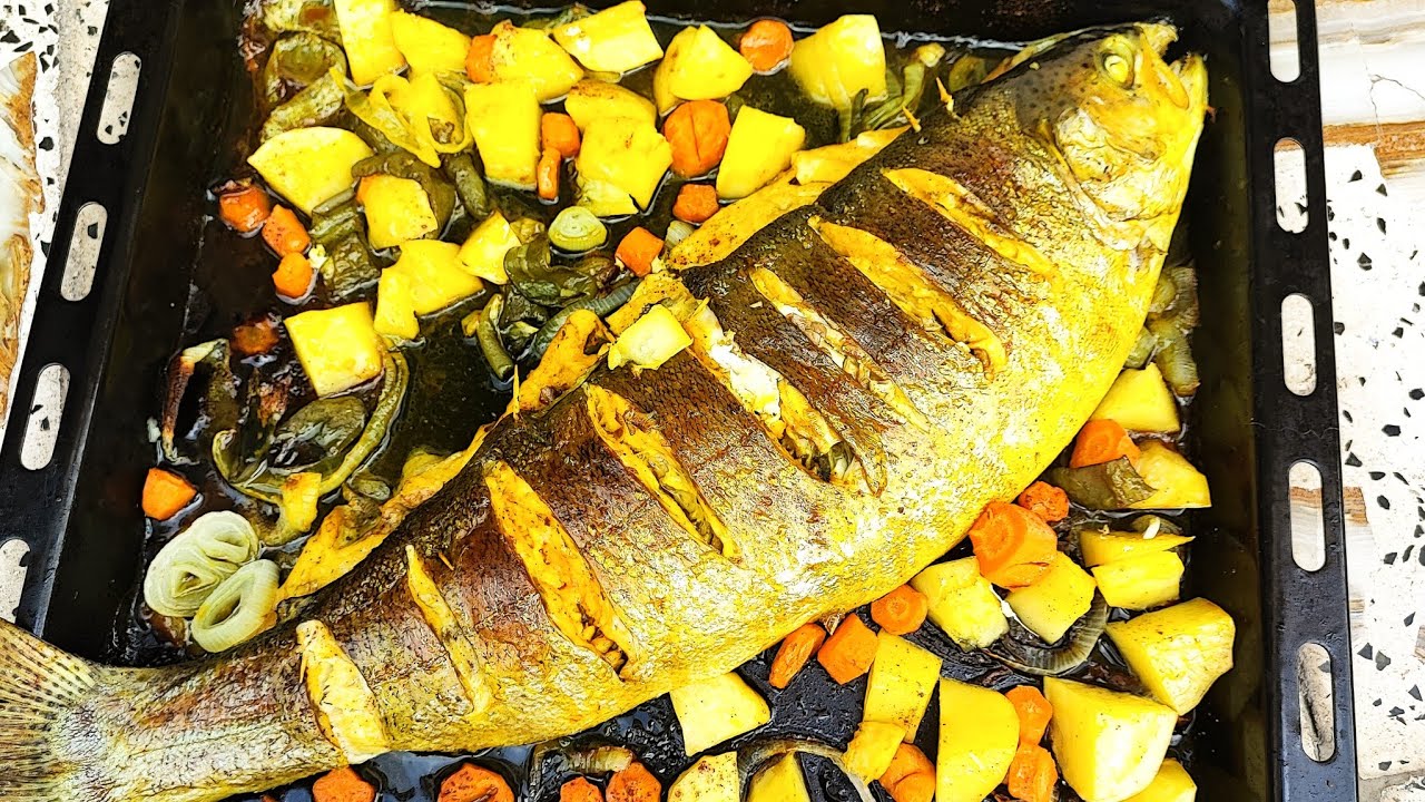 ماهی شکم پر اناری: خوشمزه ترین و لذیذ ترین طعم ماهی با تمر هندی و سبزی مخصوص|آموزش آشپزی