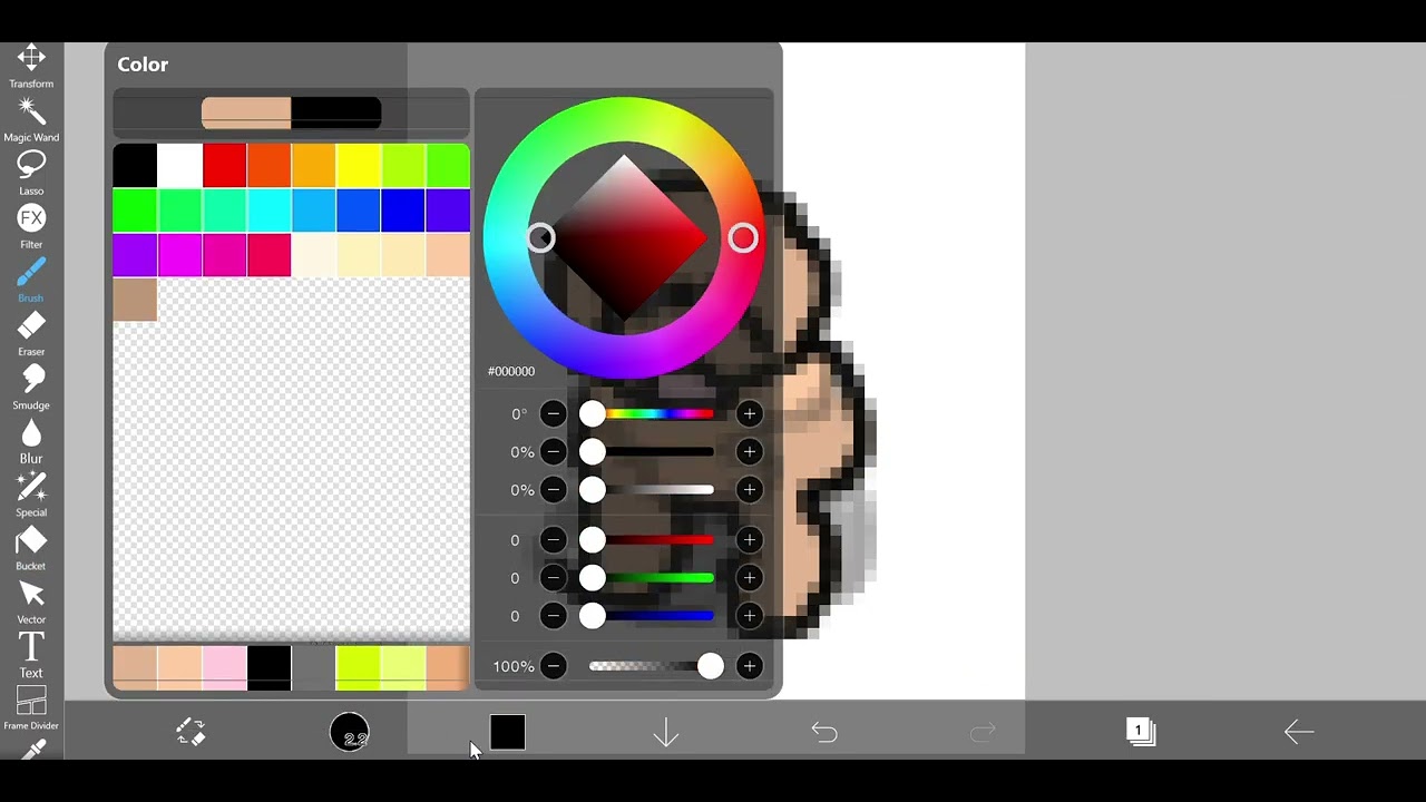 drawing a puppy