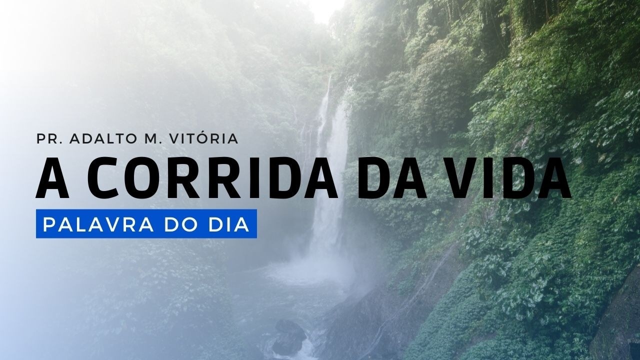 A CORRIDA DA VIDA - Palavra do Dia
