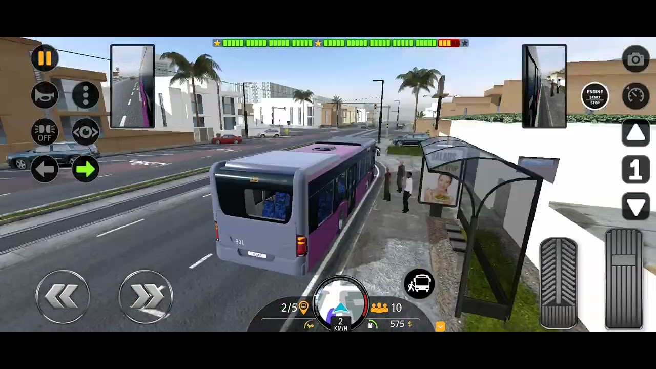 [Reckless driving] Bus simulator : EVO Dubai Route 4