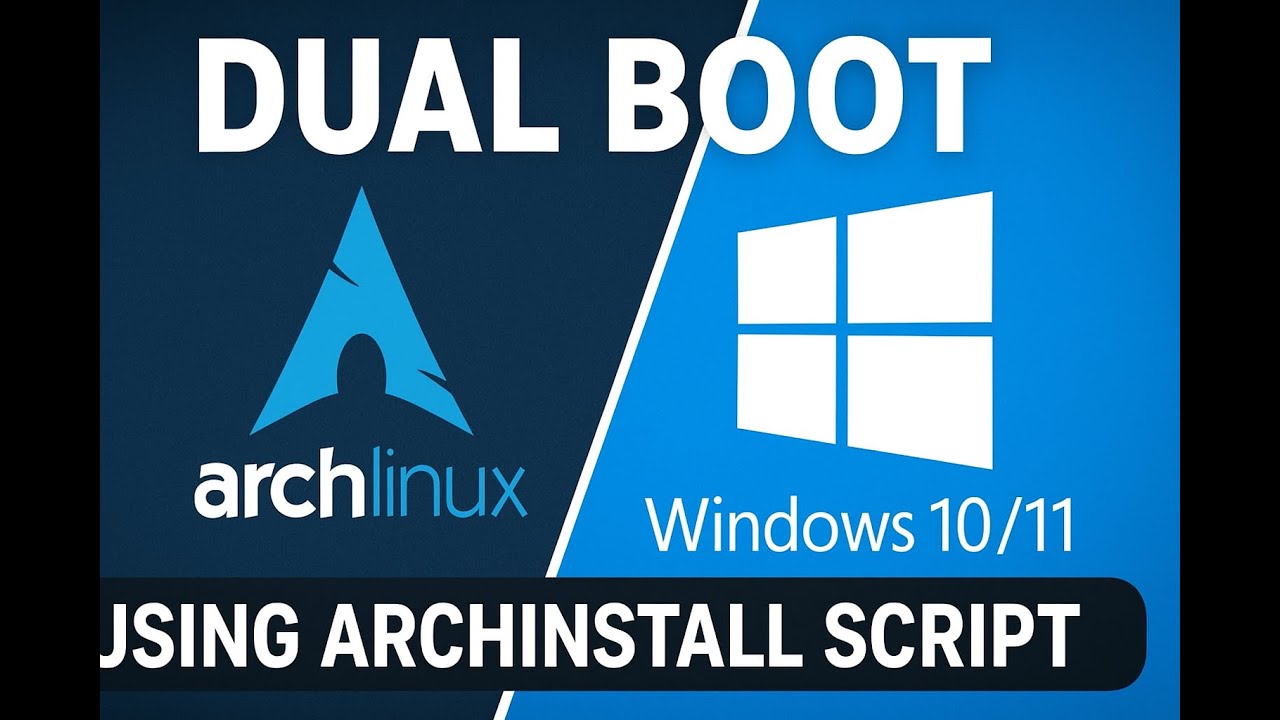 Двойная загрузка Arch Linux и Windows 10/11 с использованием скрипта archinstall последней версии...