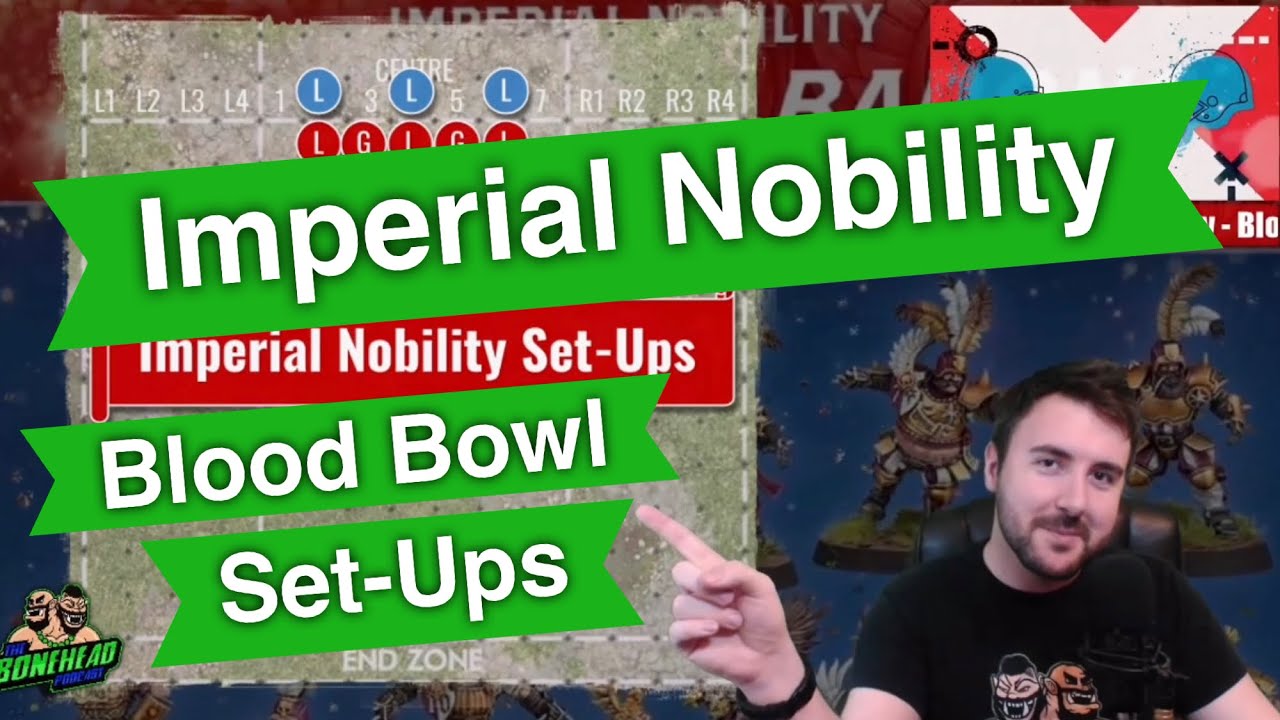 Формирование команды Imperial Nobility для Blood Bowl — Blood Bowl 2020 (подкаст Bonehead)