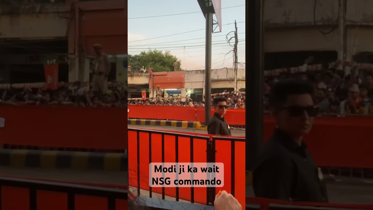 PM Modi ji ka wait | NSG Commando | Pm Modi security | Kanpur rally