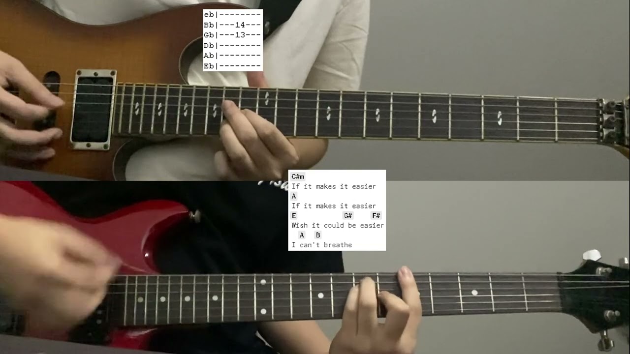 Faith - Seven Collar T-Shirt | GUITAR TUTORIAL (G3Xn)