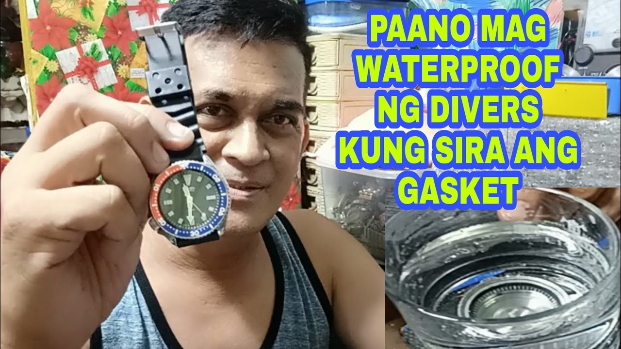 #KA WATCHIADOR. #PAANO MAG WATERPROOF NG DIVERS KUNG WALANG GASKET.
