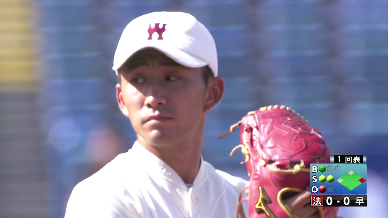 小島和哉投手／千葉ロッテマリーンズ（早稲田大学時代　奪三振集）