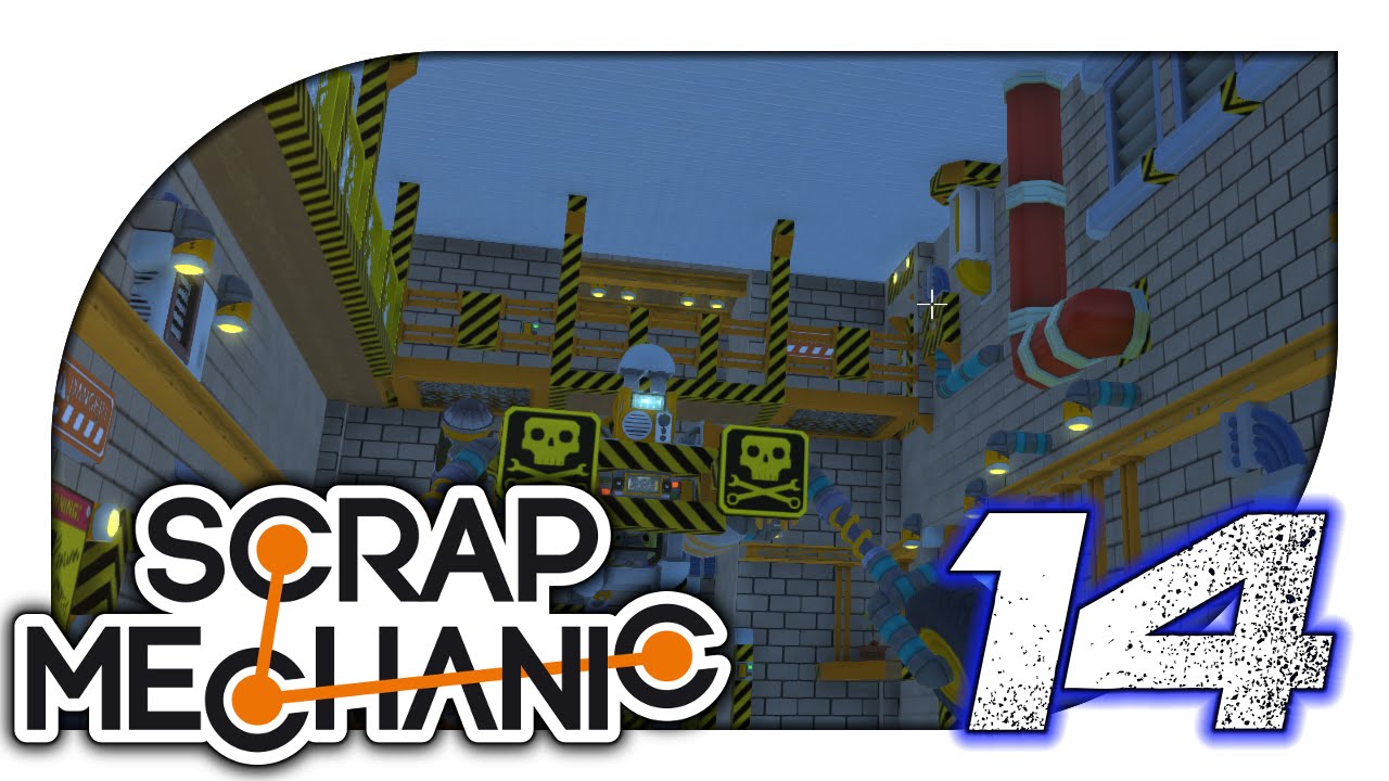 Scrap Mechanic - 14. Base Building Garage - Let's Play Scrap Mechanic Gameplay