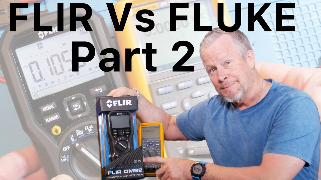 FLIR DM92 против FLUKE High-End Multimeter Часть 2 #FLIRmultimeter #FLUKE289 #FLUKE87 #FLIRDM93