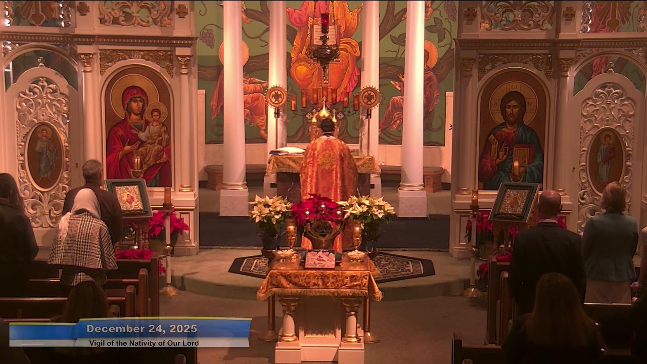 Vigil of the Nativity of Our Lord at John Chrysostom 2025