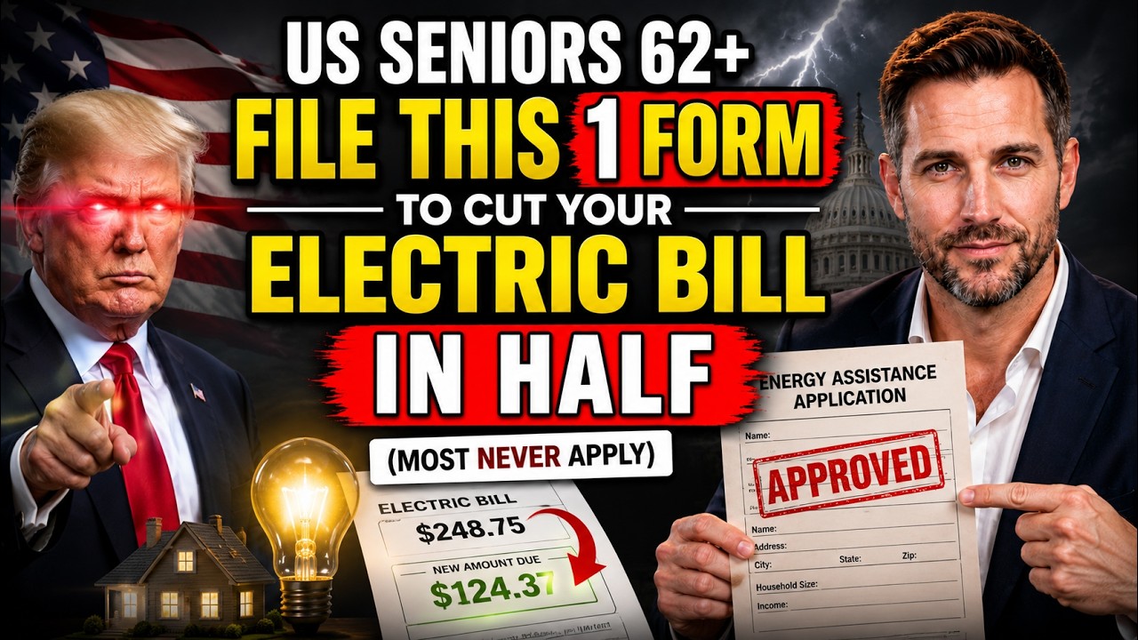 US Seniors 62+: File This 1 Form To Cut Your Electric Bill In Half (Most Never Apply)