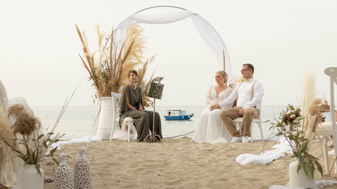 Strandhochzeit auf Kreta von Catherine & Dennis