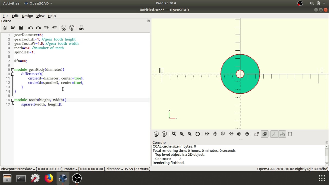 OpenSCAD: Intro to For Loops