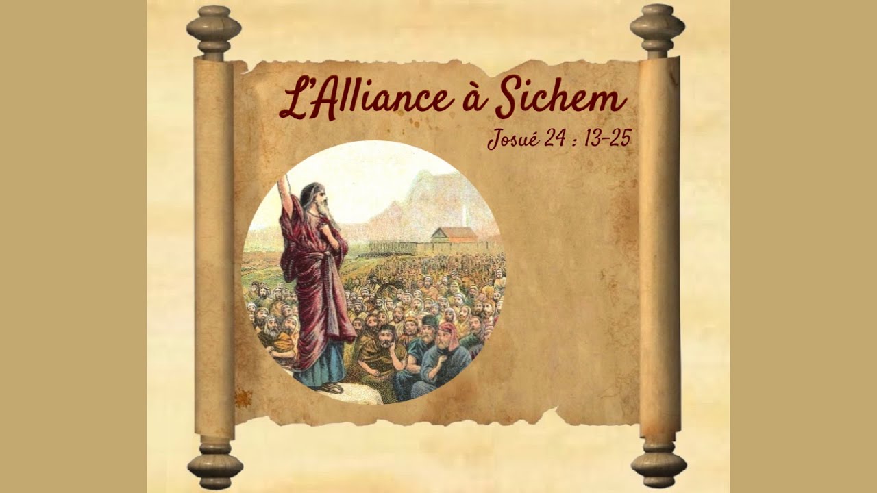 8- L''assemblée de Sichem / Josué 24 : 13 -25 / Catéchisme donné par le Père Frédéric Guigain.