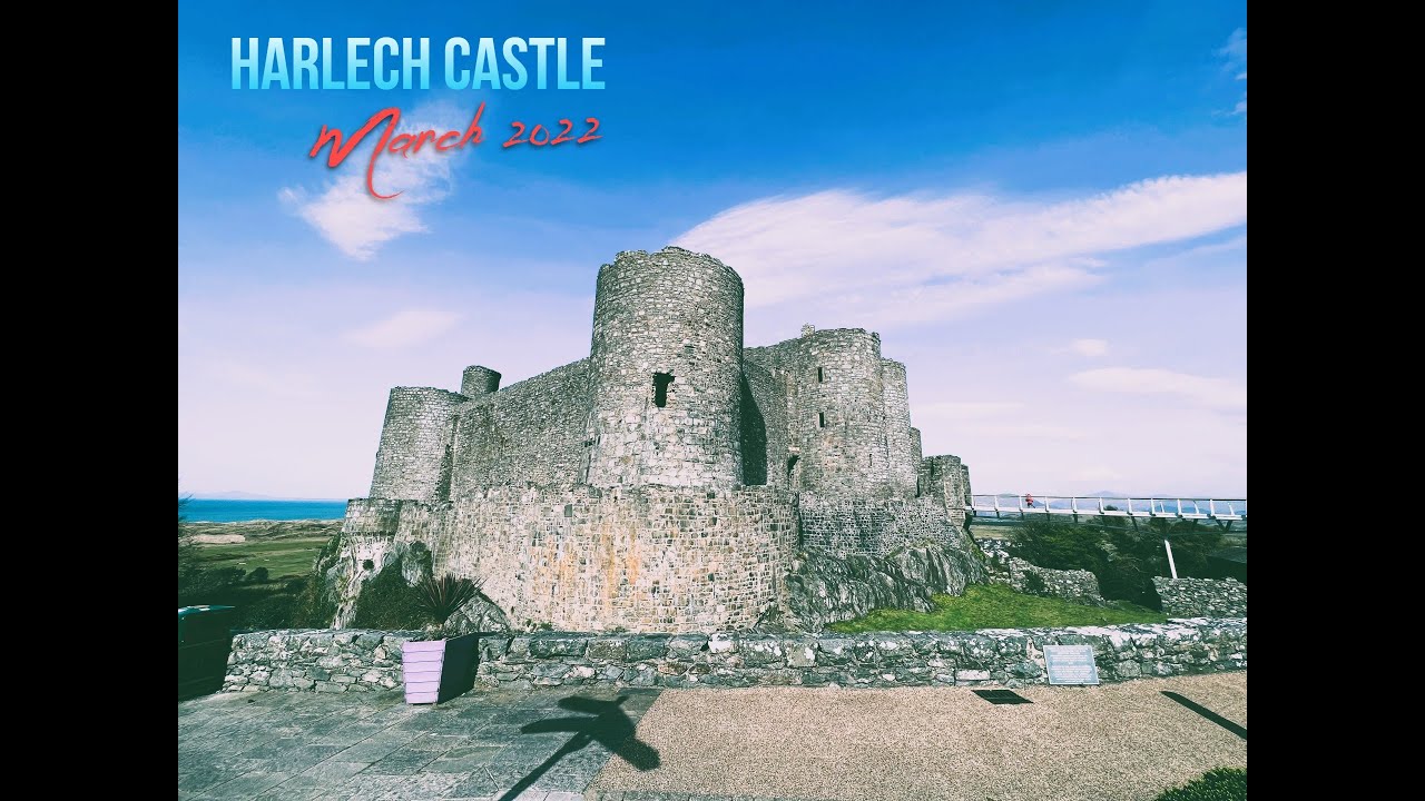 Trip to the famous Harlech Castle, Harlech village in Wales