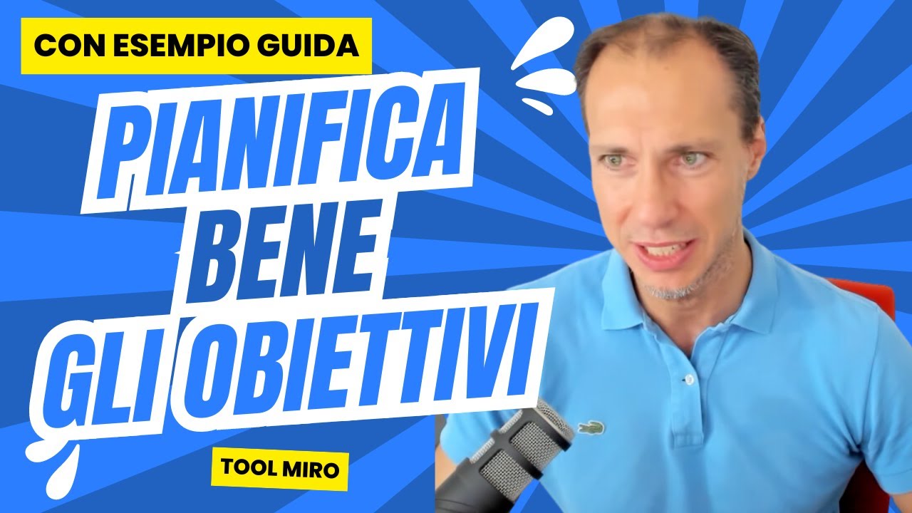 Come pianificare bene ciò che conta davvero con esempio guidato