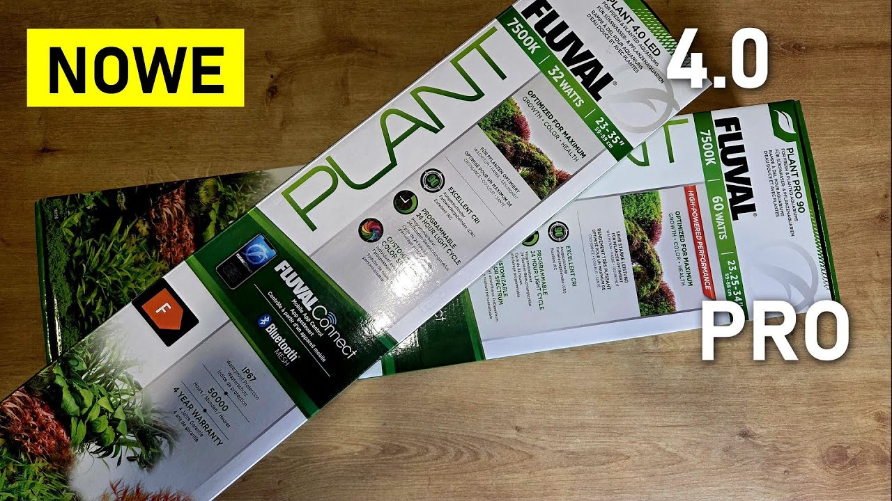 Fluval Plant 4.0 & Fluval Plant Pro  - Nowe rodziny lamp do akwarium