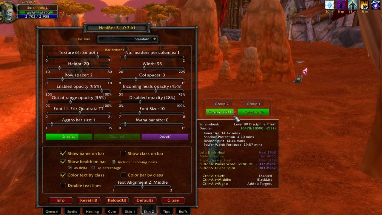 How To Setup Healbot (HD) (WotLK)